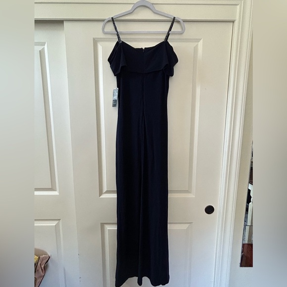 Ralph Lauren Navy Embellished Evening Gown - Picture 6 of 7